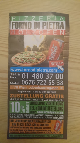 Opinii despre Pizzeria Forno Di Pietra în Wien - Gastronomie und Hotellerie