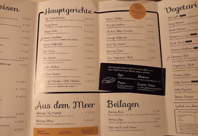 Opinii despre Taj Mahal Singh OG - Indisches Restaurant în Graz - Gastronomie und Hotellerie