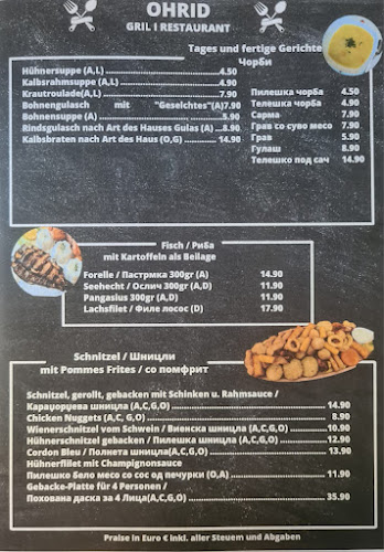 Grill Restaurant OHRID - Gastronomie und Hotellerie