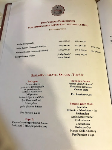 Comentarii opinii despre Paul's Steak Stubn im Walserwirt