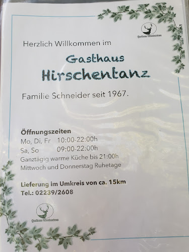 Opinii despre Gasthaus Hirschentanz în Breitenfurt bei Wien - Gastronomie und Hotellerie