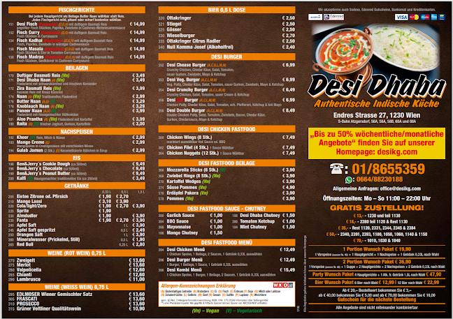 Opinii despre Desi Dhaba Restaurant în Wien - Gastronomie und Hotellerie