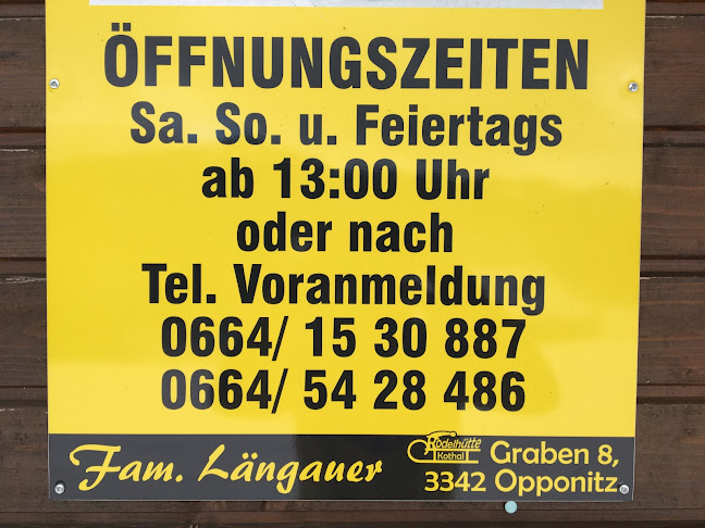 Rodelhütte Kothal, Schutzhütte, Familie Längauer - Graben