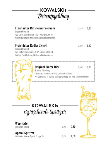 Kowalski Café & Bistro Südbahnhofmarkt - Gastronomie und Hotellerie