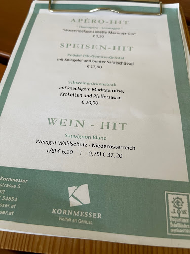 Restaurant Kornmesser - Gastronomie und Hotellerie