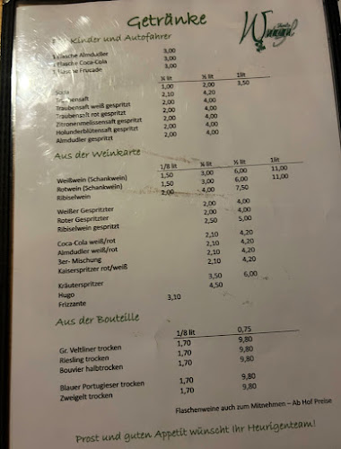 Opinii despre Heuriger Weigel im Pulkautal în Seefeld - Gastronomie und Hotellerie