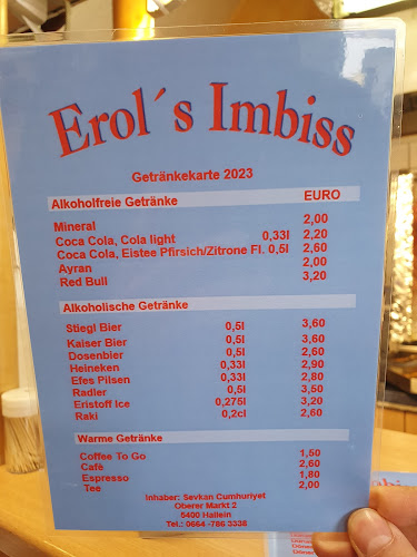 Opinii despre Erol's Imbiss în Hallein - Gastronomie und Hotellerie