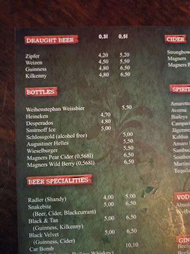 Shamrock - Gastronomie und Hotellerie