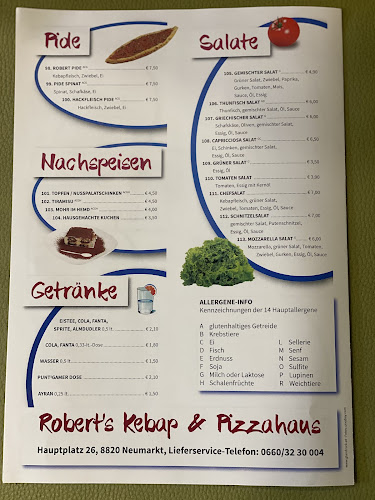 Opinii despre Pizzeria Roberts în Neumarkt in der Steiermark - Gastronomie und Hotellerie