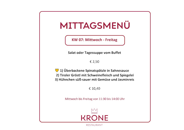 Opinii despre Krone Restaurant Hörbranz în Hörbranz - Gastronomie und Hotellerie