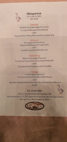 Gasthaus Haydnstüberl. Inh.Stefan Weber - Gastronomie und Hotellerie