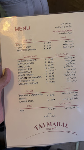 Opinii despre Indian Restaurant Taj Mahal în Salzburg - Gastronomie und Hotellerie