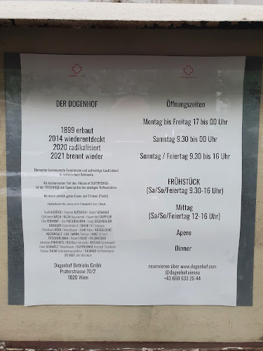 Dogenhof - Gastronomie und Hotellerie