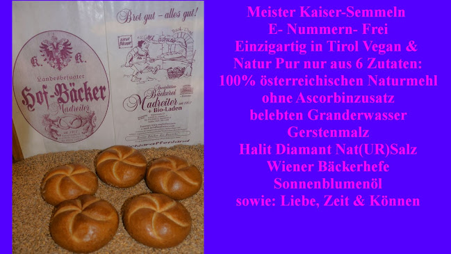 Schlaraffenland Madreiter Bäckerei Bioladen Cafe Reformhaus